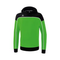 ERIMA CHANGE by erima sweatshirt met capuchon Unisex | green/zwart/wit | 1072303