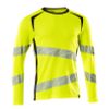 Afbeelding van Mascot Accelerate Safe T-shirt, met lange mouwen | 19081-771 | 17010-hi-vis geel/donkermarine