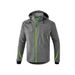ERIMA Functioneel softshell jack Unisex | grey melange/green gecko | 9060710
