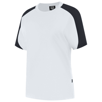 Foto van T-shirt Bicolor Redefined Dames | wit/antraciet | 106109-06888 | TRICORP WORKWEAR