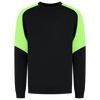 Afbeelding van Sweater Bicolor Redefined | zwart/limegroen | 306112-0937 | TRICORP WORKWEAR