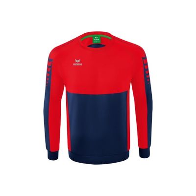 Foto van ERIMA Six Wings sweatshirt Unisex | new navy/rood | 1072205