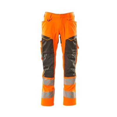 Mascot Accelerate Safe Broek met kniezakken | 19579-236 | 1418-hi-vis oranje/donkerantraciet Mascot Accelerate Safe Broek met kniezakken | 19579-236 | 1418-hi-vis oranje/donkerantraciet
