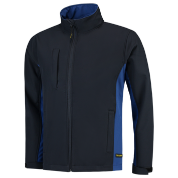 Foto van Softshell Bicolor | marine/korenblauw | 402002-0111 | TRICORP WORKWEAR