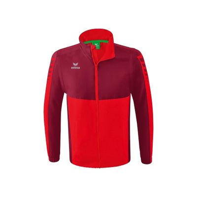 Foto van ERIMA Six Wings jack met afneembare mouwen Unisex | rood/bordeaux | 1062201