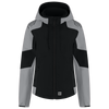 Afbeelding van Softshell Capuchon Bicolor Redefined Dames | zwart/grijs | 406119-09 | TRICORP WORKWEAR