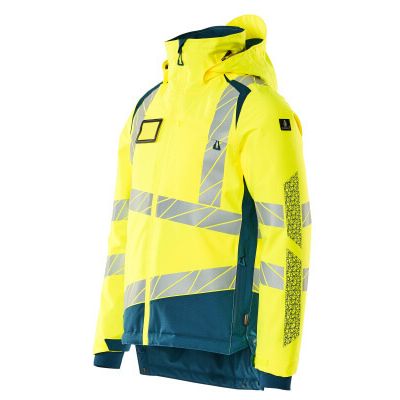 Foto van Mascot Accelerate Safe Winterjas | 19335-231 | 1744-hi-vis geel/donkerpetrol