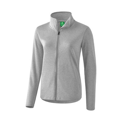 Sweatjack Dames | licht grey melange | 2071820