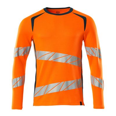 Mascot Accelerate Safe T-shirt, met lange mouwen | 19081-771 | 1444-hi-vis oranje/donkerpetrol Mascot Accelerate Safe T-shirt, met lange mouwen | 19081-771 | 1444-hi-vis oranje/donkerpetrol
