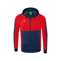 Six Wings trainingsjack met capuchon Kinderen | new navy/rood | 1032209
