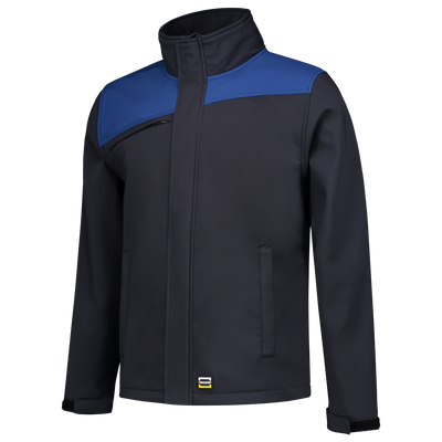 Softshell Bicolor Naden | marine/korenblauw | 402021-0111 | TRICORP WORKWEAR