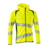 Afbeelding van Mascot Accelerate Safe Capuchontrui met rits | 19284-781 | 1744-hi-vis geel/donkerpetrol