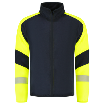 Foto van Fleecejack Reflective Redefined | donkermarine/fluorgeel | 306119-01017 | TRICORP WORKWEAR