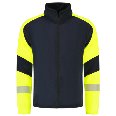 Foto van Fleecejack Reflective Redefined | donkermarine/fluorgeel | 306119-01017 | TRICORP WORKWEAR