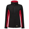 Afbeelding van Softshell Bicolor Dames | zwart/rood | 402008-0902 | TRICORP WORKWEAR