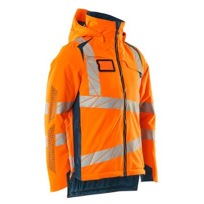 Foto van Mascot Accelerate Safe Winterjas | 19035-449 | 1444-hi-vis oranje/donkerpetrol