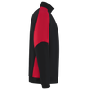 Afbeelding van Zip Sweater Bicolor Redefined | zwart/helderrood | 306111-09202 | TRICORP WORKWEAR