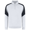 Afbeelding van Zip Sweater Bicolor Redefined | wit/antraciet | 306111-06888 | TRICORP WORKWEAR