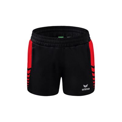 Six Wings worker short Dames | zwart/rood | 1152201