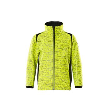 Foto van Softshell jas voor kinderen | 19902-291 | 1709-Hivis geel/zwart