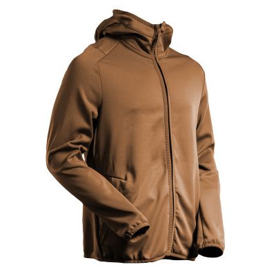 Mascot CUSTOMIZED Fleecetrui met capuchon | 22586-608 | 54-notenbruin