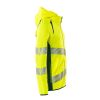 Afbeelding van Mascot Accelerate Safe Capuchontrui met rits | 19284-781 | 1744-hi-vis geel/donkerpetrol