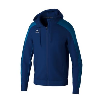 Foto van ERIMA EVO STAR trainingsjack met capuchon Unisex | new navy/mykonos blue | 1032411
