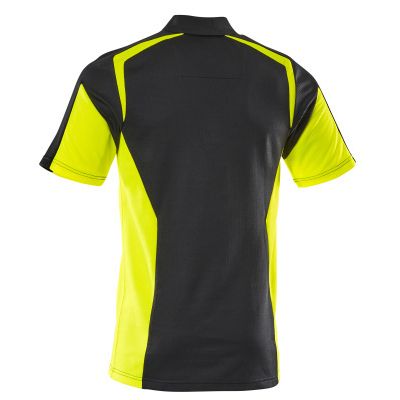 Foto van Mascot Accelerate Safe Poloshirt | 22083-771 | 0917-zwart/hi-vis geel