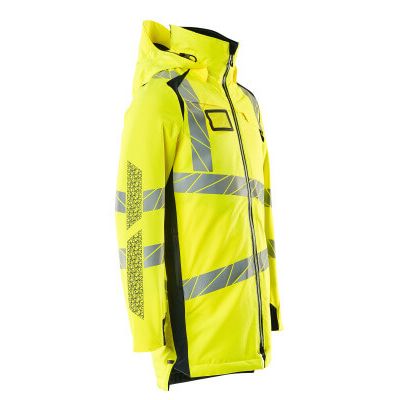 Foto van Mascot Accelerate Safe Parka | 19030-449 | 17010-hi-vis geel/donkermarine