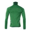 Afbeelding van Mascot 18003 Fleece sweater met halve rits gras groen/groen