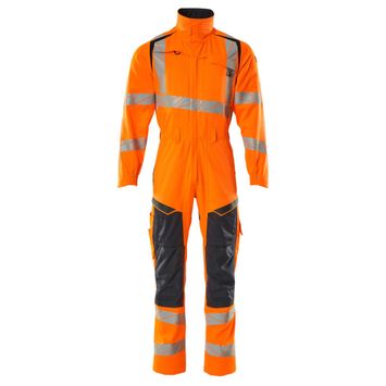 Foto van Mascot Accelerate Safe Overall met kniezakken | 19519-236 | 14010-hi-vis oranje/donkermarine