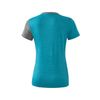 Afbeelding van 5-C T-shirt Dames | oriental blue melange/grey melange/wit | 1081916