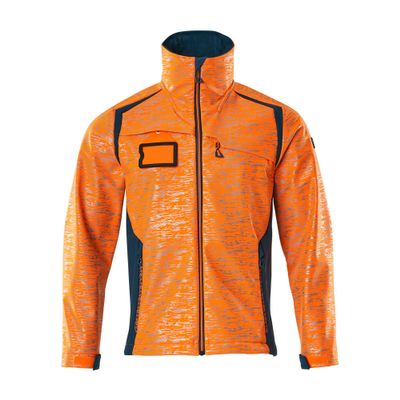 Mascot Accelerate Safe Softshell jas | 19202-291 | 1444-hi-vis oranje/donkerpetrol Mascot Accelerate Safe Softshell jas | 19202-291 | 1444-hi-vis oranje/donkerpetrol