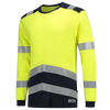 Afbeelding van T-shirt Multinorm Bicolor | fluorgeel/donkermarine | 103003-17010 | TRICORP SAFETY