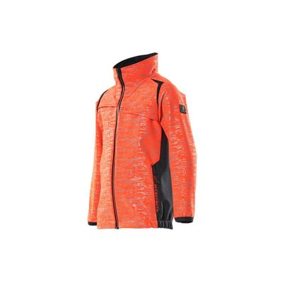 Foto van Softshell jas voor kinderen | 19902-291 | 22210-Hivis rood/donkermarine