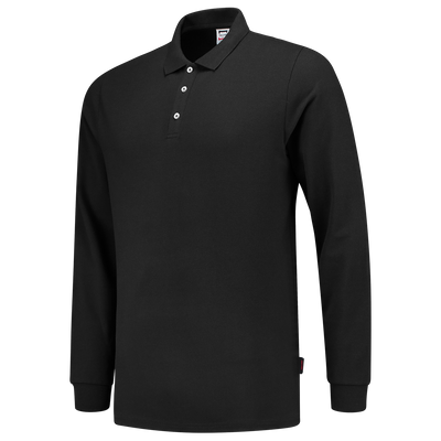 Foto van Poloshirt Fitted 210 Gram Lange Mouw | zwart | 201017-09 | TRICORP WORKWEAR