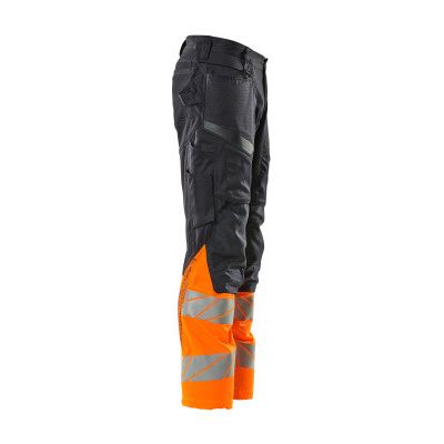 Foto van Mascot Accelerate Safe Broek met kniezakken | 19679-236 | 01014-donkermarine/hi-vis oranje