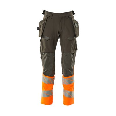 Mascot Accelerate Safe Broek met spijkerzakken | 19131-711 | 1814-donkerantraciet/hi-vis oranje Mascot Accelerate Safe Broek met spijkerzakken | 19131-711 | 1814-donkerantraciet/hi-vis oranje
