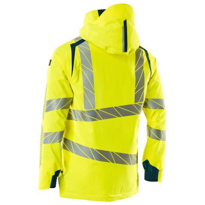 Foto van Mascot Accelerate Safe Shell jas | 19001-449 | 1744-hi-vis geel/donkerpetrol