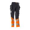 Afbeelding van Mascot Accelerate Safe Broek met spijkerzakken | 19131-711 | 01014-donkermarine/hi-vis oranje