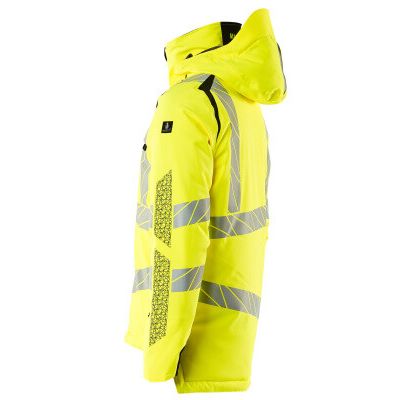 Foto van Mascot Accelerate Safe Winterjas | 19035-449 | 1709-hi-vis geel/zwart