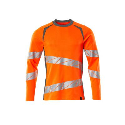 Mascot Accelerate Safe T-shirt, met lange mouwen | 19081-771 | 1418-hi-vis oranje/donkerantraciet