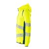 Afbeelding van Mascot Accelerate Safe Capuchontrui met rits | 19284-781 | 1744-hi-vis geel/donkerpetrol