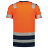 Afbeelding van T-shirt High Vis Bicolor | fluororanje/donkermarine | 103006-14010 | TRICORP SAFETY