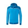 Afbeelding van ERIMA CHANGE by erima trainingsjack met capuchon Unisex | curaçao/mykonos/wit | 1032305