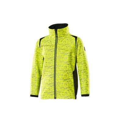 Foto van Softshell jas voor kinderen | 19902-291 | 1709-Hivis geel/zwart