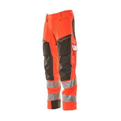 Foto van Mascot Accelerate Safe Broek met kniezakken | 19079-511 | 22218-hi-vis rood/donkerantraciet