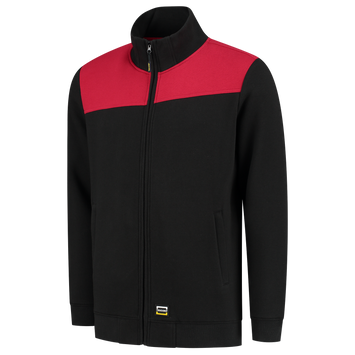 Foto van Sweatvest Bicolor Naden | zwart/rood | 302014-0902 | TRICORP WORKWEAR