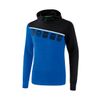 Afbeelding van 5-C sweatshirt met capuchon Kinderen | new royal/zwart/wit | 1071901