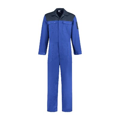 Bestex Overall 2 kleurig 100% katoen| OVK2KL | 0111-korenblauw/marine